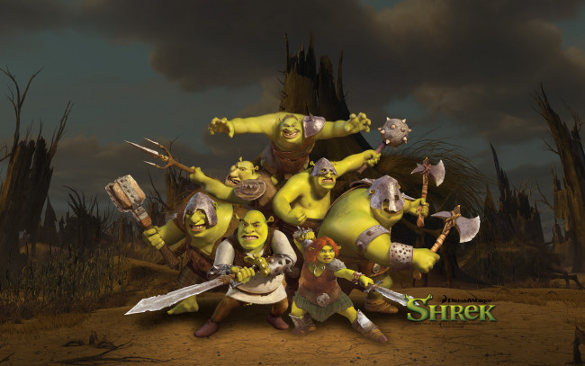 Обои картинки фото мультфильмы, shrek, forever, after