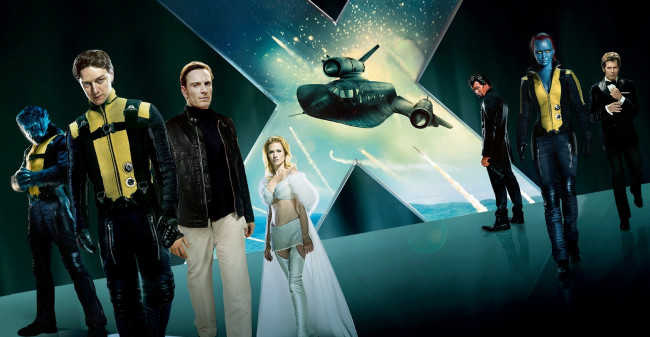 Обои картинки фото men, first, class, кино, фильмы