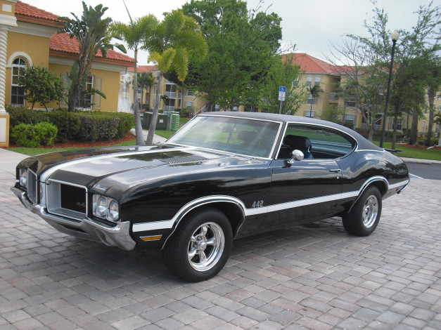Обои картинки фото автомобили, oldsmobile, 442