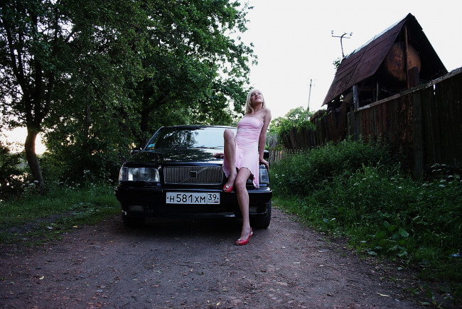 Обои картинки фото автомобили, авто, девушками