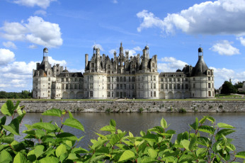 Картинка города замки луары франция замок река