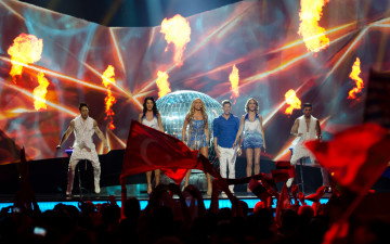 Картинка алена ланская музыка евровидение беларусь огни