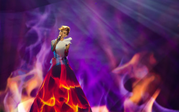 Картинка евровидение музыка певица платье