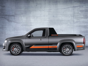 Картинка автомобили volkswagen power amarok 2014г темный concept