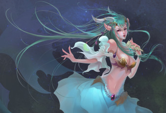 Картинка фэнтези существа свирель уши