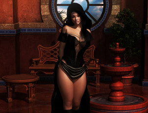 Картинка 3д+графика люди+ people фон взгляд девушка