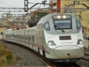 Картинка техника поезда состав локомотив дорога железная рельсы