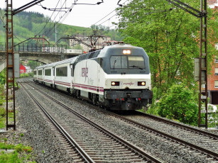 Картинка техника электровозы рельсы железная локомотив состав дорога