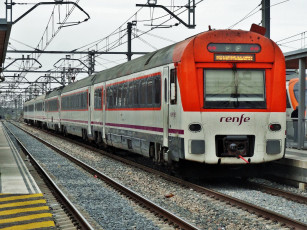 Картинка техника поезда дорога железная состав локомотив рельсы