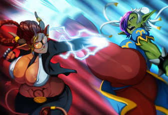 Картинка разное арты девушка