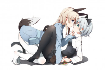 Картинка аниме strike+witches strike witches sanya v litvyak девушки eila ilmatar juutilainen kinakomoti