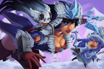 Картинка разное арты девушка