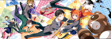 Картинка аниме gekkan+shoujo+nozaki-kun kantoku hori masayuki seo yuzuki автор сёдзе манги девушки gekkan shoujo nozaki-kun парни арт wakamatsu hirotaka нозаки романтика nozaki umetarou mikoshiba mikoto sakura chiyo kashima yuu