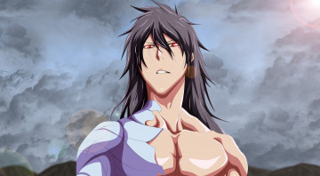 Картинка аниме bleach парень арт взгляд волосы