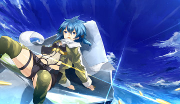 Картинка аниме sword+art+online синон kame shinon sao sword art online gun gale