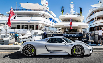 Картинка porsche+918+spyder автомобили porsche спорткар