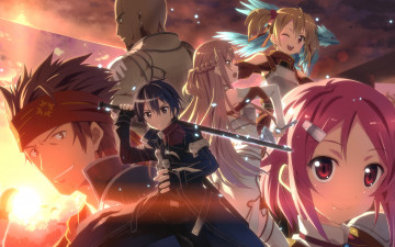 Картинка аниме sword+art+online sword art online tsuboi ryoutarou shinozaki rika kirigaya kazuto ayano keiko andrew gilbert mills мастера меча онлайн yuuki asuna tatsuya