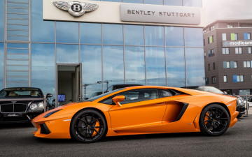 Картинка lamborghini+aventador автомобили выставки+и+уличные+фото суперкар