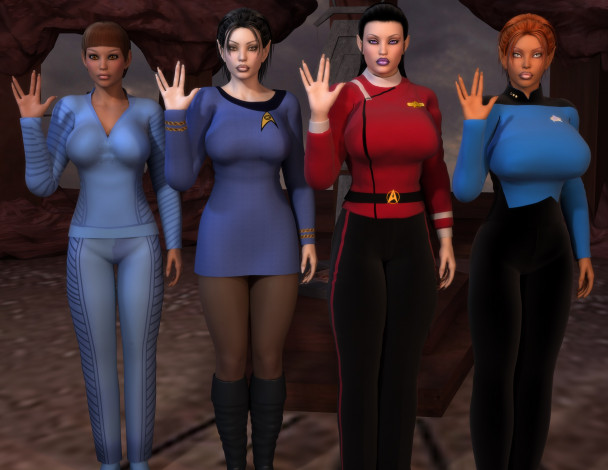 Обои картинки фото 3д графика, эльфы , elves, эльфийки, взгляд, фон, жест