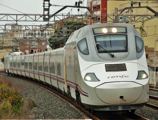 Обои картинки фото техника, поезда, состав, локомотив, дорога, железная, рельсы