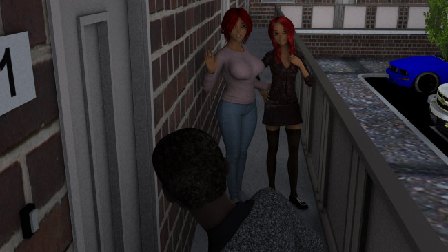 Обои картинки фото 3д графика, люди , people, девушки, взгляд, фон