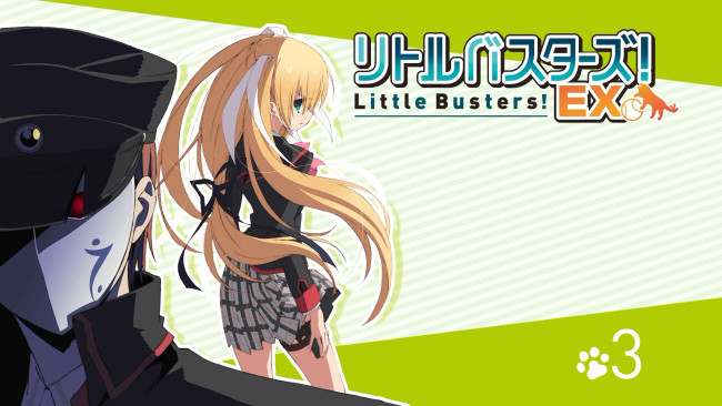 Обои картинки фото аниме, little busters, пистолет, tokido, saya, little, busters, artist, tagme, девушка, кепка, маска