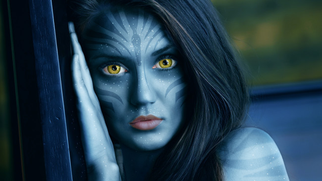 Обои картинки фото аватар, фэнтези, фотоарт, брюнетка, девушка