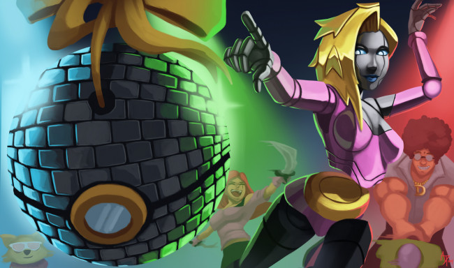 Обои картинки фото разное, арты, девушка