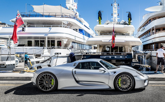 Обои картинки фото porsche 918 spyder, автомобили, porsche, спорткар