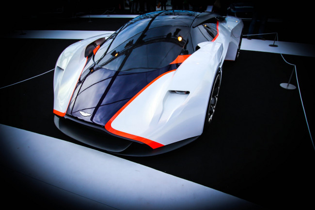 Обои картинки фото aston martin dp 100,  fai 2015,  paris, автомобили, aston martin, суперкар