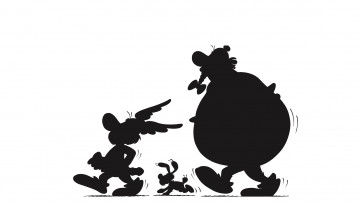 Картинка рисованное минимализм обеликс астерикс