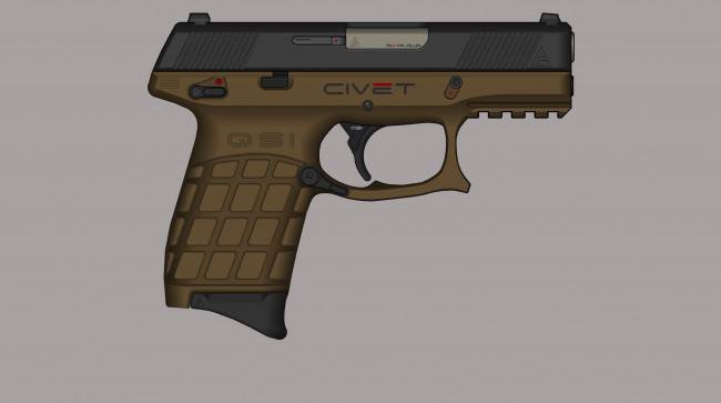 Обои картинки фото рисованное, армия, фон, пистолет