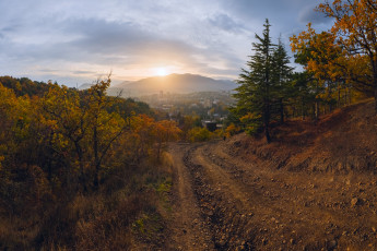 Картинка природа пейзажи тракт