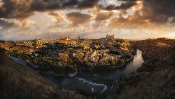 Картинка panor& 225 mica+de+toledo города толедо+ испания обзор