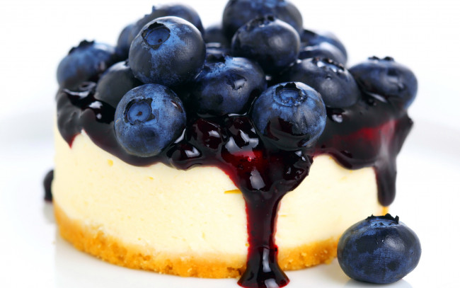 Обои картинки фото еда, мороженое,  десерты, черника, десерт