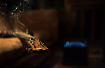 Картинка музыка -музыкальные+инструменты дым гитара