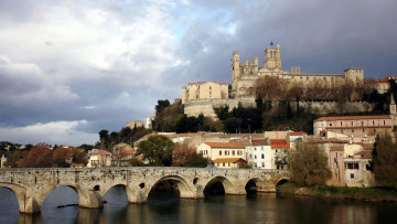 Картинка города прага+ Чехия река влтава