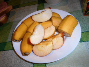 Картинка еда бананы яблоки