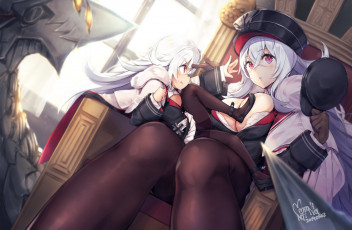 Картинка аниме azur+lane девушки