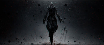 Картинка фэнтези нежить пепел монстр старик