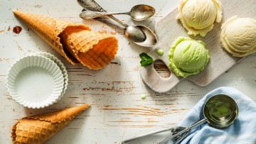 Картинка еда мороженое +десерты