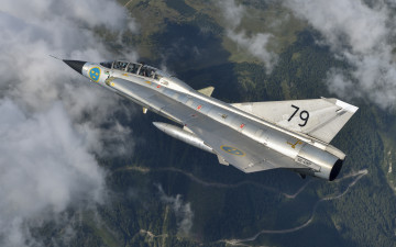 Картинка авиация боевые+самолёты saab 35 draken