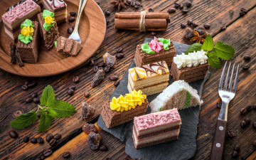 Картинка еда пирожные +кексы +печенье