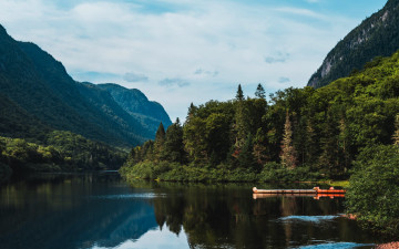 Картинка природа реки озера горы отражение река