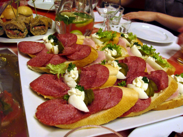 Обои картинки фото еда, бутерброды,  гамбургеры,  канапе