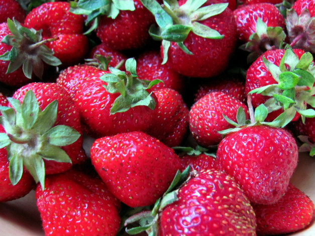 Обои картинки фото еда, клубника,  земляника