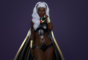 Картинка 3д+графика фантазия+ fantasy девушка фон взгляд униформа