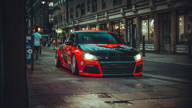 Обои картинки фото автомобили, volkswagen, scirocco