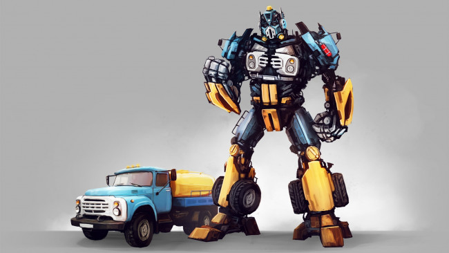 Обои картинки фото юмор и приколы, transformers, danilakomlev