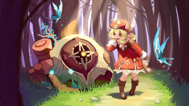 Обои картинки фото аниме, genshin impact, genshin, impact